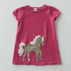Excellent condition Size: 2T Short sleeves Crew neck Pullover style 100% cotton Length: 17 inches Armpit to armpit: 11...