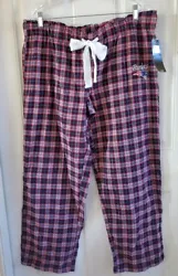 New with tags, NFL Team apparel Patriots flannel lounge/pajama pantsSize XL womensMeasurements: Waist, measured side to...