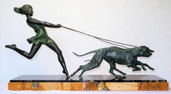 Sculpture Art Déco signée GEO MAXIM.