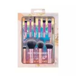 Makeup brushes can be used with any liquid, cream, and powder makeup products. Multiuse brushes best used with...