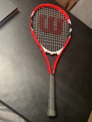 Wilson Federer Tennis Racket Stop Shock Frame Stabilizer Power Strings 3/4 3/8. I think I only use this racket twice at...