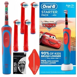 Brosse à dents Oral-B 100 Kids AUTA. Embout Oral-B Kids AUTA original. La pointe de la brosse sadapte à chaque dent,...