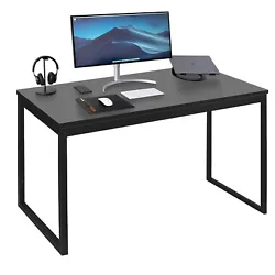 Legs made of heavy duty powder coated steel which ensures durability. Desk Height: 28.74. Plenty of leg room for rest...