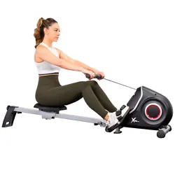 Constructed with heavy duty sturdy steel, the rower has solid performance and durability that supports up to 220lbs....