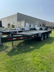 Made to haul generator on. Triple Axle Utility Trailer. Fuel tank built into trailer. GVWR-21,000 lbs.