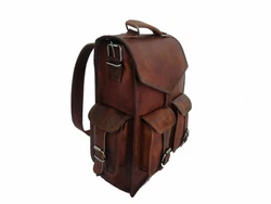 Each bag is individually made using goat leather by experienced crafts people. Size: 11 