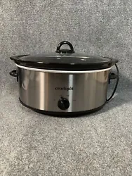 This Crock-Pot slow cooker with a 7qt capacity is the perfect addition to your kitchen. The silver model SCV700-SS is...