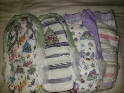 (4) Samples Pampers Underjams size 8 L/XL 50-85LBS.  Condition is 