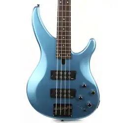 This is the TRBX304 bass from Yamaha, an affordable but super versatile and great looking bass with a Factory Blue...