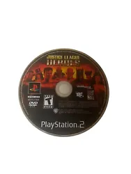 Sony PlayStation 2 PS2 DISC ONLY TESTED Justice League Heroes.