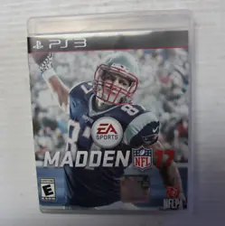 Madden NFL 17 (Sony PlayStation 3, 2016). Case has a crack on the top (see pictures).