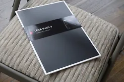 New unused Leica brochure for V-lux 3. Brochure only. Printed with the finest quality ever seen. Best paper quality and...