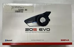 SENA 20S-EVO-01 Motorcycle Bluetooth Headset System.