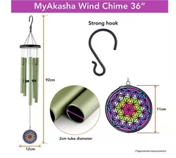 my akasha windchimes flower of life pattern.