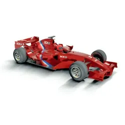 For use with the SCX Compact or Carrera GO! This is the Formula F car. This car is red in color.
