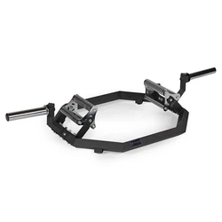 Built-in steel feet to balance bar while loading and unloading weigh - Support capacity of up to 500 lbs. - Rotating...