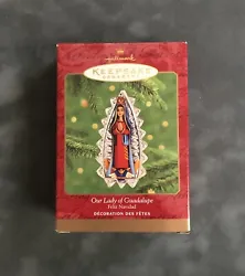 Hallmark 2000 Our Lady Of Guadalupe New Old Stock Keepsake Ornament. Ships USPS First Class to destinations in the...