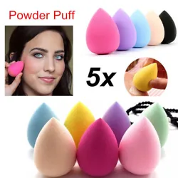 It made of a very soft latex sponge with high quality. Ideal for powder, BB cream, blush, sun block and etc. Fit for...