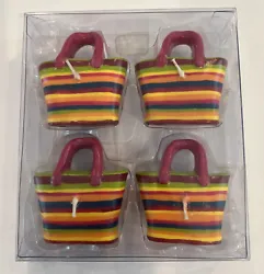 Set of 4 Beach Bag by Marcel Schurman Floating Candles 1.5”x1.5”. In new and unused condition. Packaging has some...