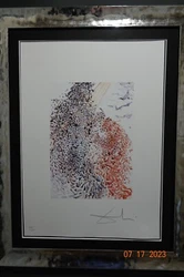 Größe 70x50 cm ! Verkauft wird eine SalvadorReproduktions Lithographie. LIFESTYLE FIEBER DAS SOLLTE SIE NICHT KALT...
