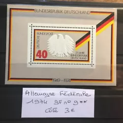 Timbres ALLEMAGNE FEDERALE BF n° 9 NEUF ** MNH.