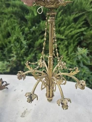 Monture Art Deco En bronze de Lustre. De très belle qualité ! Diamètre 45 cm.