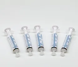 Being latex-free, these syringes are suitable for individuals with latex allergies. The cap securely fits over the tip...