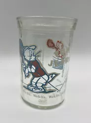 Vintage Welchs Jelly Jar Glass Tom and Jerry Sports 1991 Tennis. Condition is “Used”. Does not come with a lid....