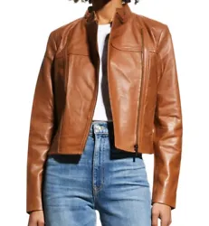 Leather Moto Jacket.