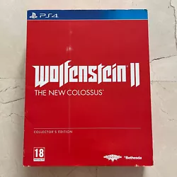 WOLFENSTEIN II THE NEW COLOSSUS. édition collector - Playstation 4. le jeu est neuf sous blister.