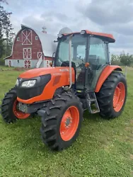 Kubota M9960 Tractor 4x4, 3.8L Turbo Diesel Engine, 8 Speed Transmission with Reverser, 100 HP, 2485 Hours, Dual Remote...