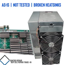 T17+ Full Miner. Boards may have one or multiple issues, including missing/burnt heatsinks, burnt traces, or not...