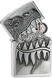 Zippo item # 28969. Zippo Windproof Lighter With Dragon Emblem.