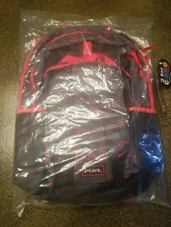 Fuel 2 For 1 Combo Backpack + Lunchbag. Red & Black. NEW Still in Plastic. Dimensions are approximate due to backpack...