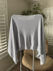 Lululemon One Size Gray Poncho.