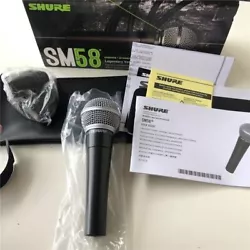 From the club to the stadium, Shure has your back. WHAT’S IN THE BOX - Shure SM58 Dynamic Vocal Microphone, 1 - A25D...