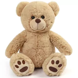 REMOVABLE & WASHABLE OUTFIT: This Teddy Bear stuffed animal plushie has a a removable outfit;if the clothes get dirty,...