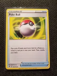 Pokemon Poke Ball 164/192 Sword and Shield Rebel Clash Uncommon NM/M. Condition is New. Card is in near mint or better...