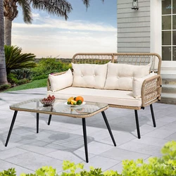COMFORTABLE SEAT: Looking to experience outdoor leisure in style and comfort?. Room Type Patio. 1 xloveseat 1 x table....