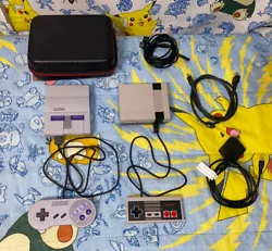 For bid are both SNES & NES Classic Editions. The exact consoles in the photos are for bid. They are authentic and have...