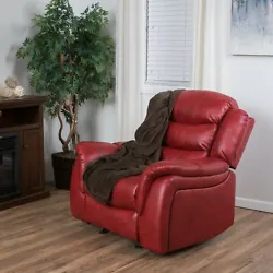 Featuring smooth upholstery and a plush waterfall backrest, this recliner pairs perfectly with its gliding...