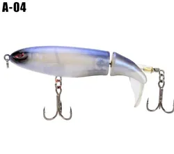 Suitable for sea and fresh water fishing: bass catfish, snakehead alburnus and other carnivorous fish. 360°...
