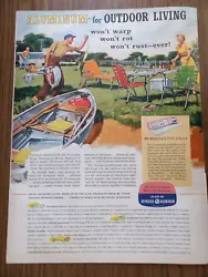 Reynolds Aluminum. #043019-25891 12/3/22 Original Magazine Ad in good condition. Page Size 10 1/4 x 13 1/2.