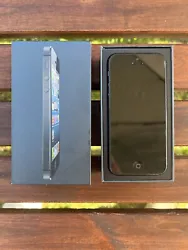 This Apple iPhone 5 in black with 32GB of storage is the perfect choice for AT&T network users. The sleek design and...