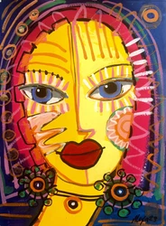 This painting is original watercolor/gpuache painting, painted on high quality paper with watercolor paint and gouache...