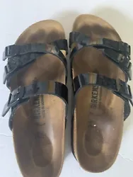 Birkenstock Franca sandals, size 36, 5/12 US size. This sandals is in excellent pre-owned condition. I wear it a few...