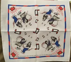 Raggedy Ann & Andy bandana or could possibly be used as large hanky or kerchief by Kim Gruelle, grandson of Johnny...