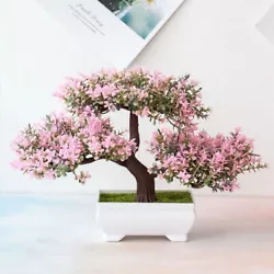 This mini fake plant looks great on desks, shelves, kitchen counters, tables, and everywhere in between. A fake potted...