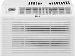 Be prepared to take on the heat with the LG 6,000 BTU 115V window air conditioner. With its stylish full-function...