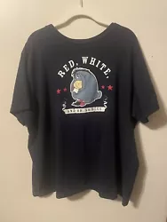 Vintage Disney Eeyore Red White And Oh So Blue Shirt 4th Of July Size 2XL Womens.